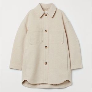 H&M Oversized Shirt Jacket Size S